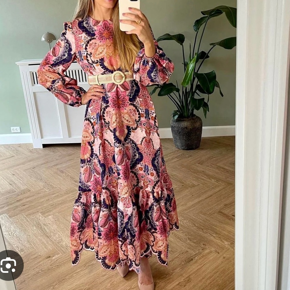 Zimmermann Laurel Billow Midi Dress